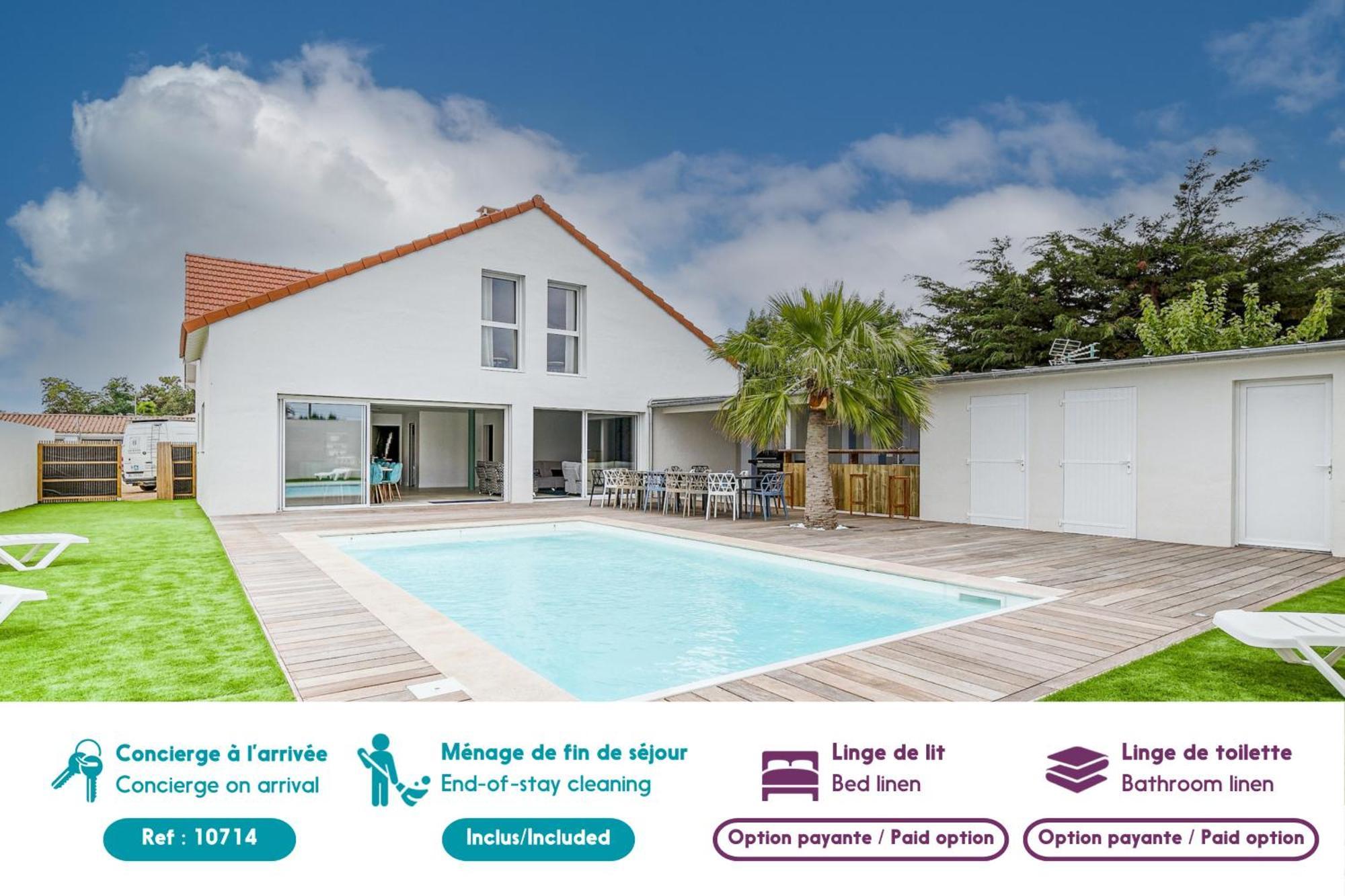 Magnifique Villa Pour Grande Famille A La Barre-De-Monts Zewnętrze zdjęcie
